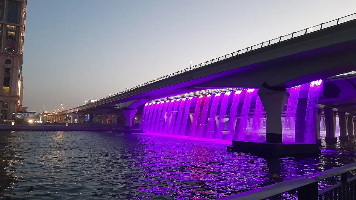Dubai Canal & Downtown — yacht route in Dubai